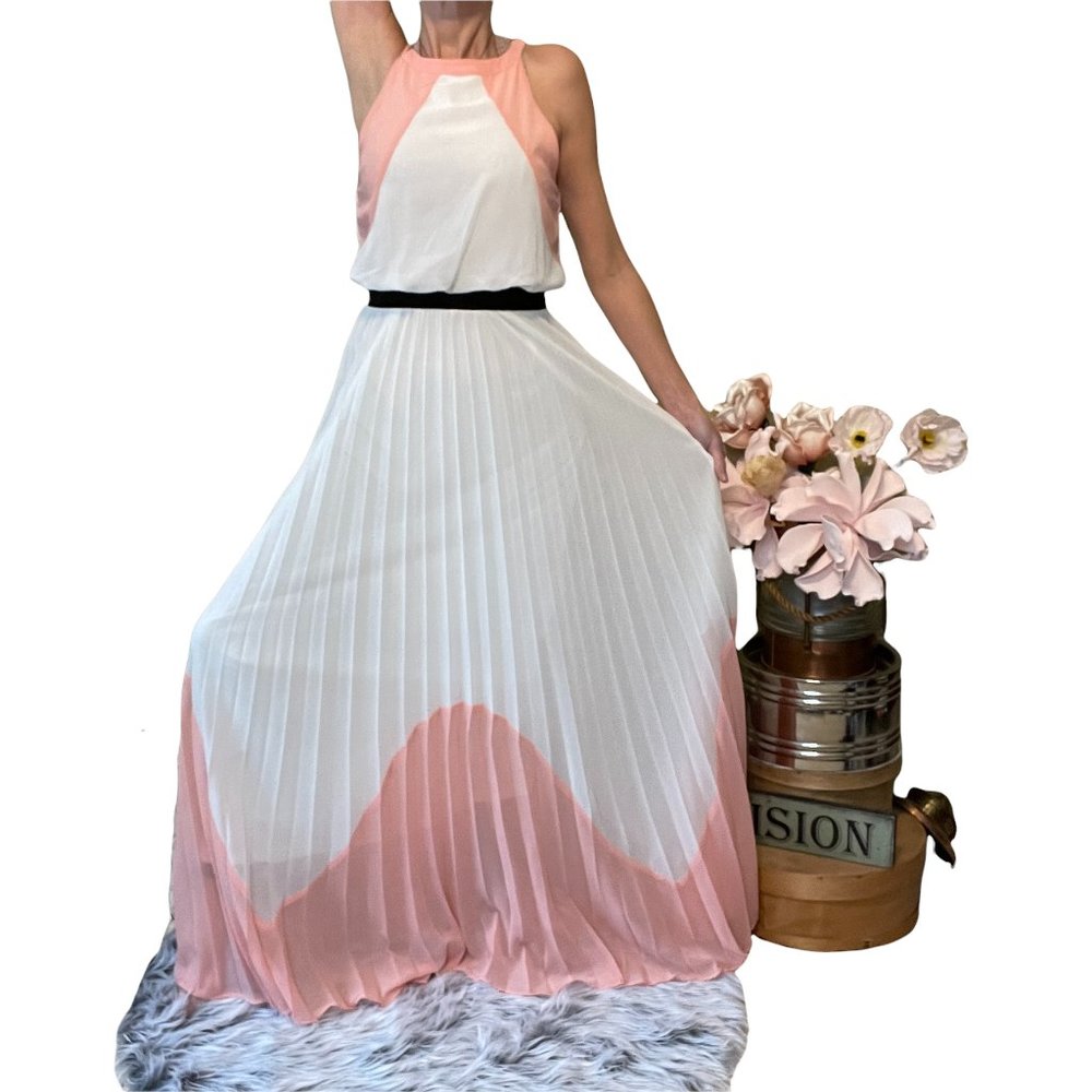 Soie’blu Full Length Special Occasion Sleeveless Dress size small.